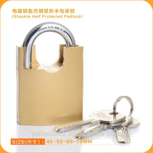 Shackle Half Protected candado con la llave de la computadora